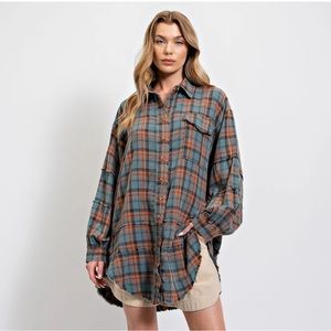LaurieBelles Oversized Flannel